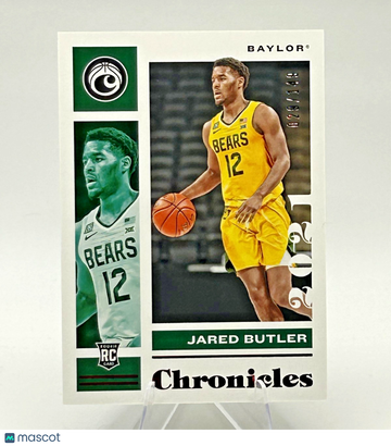 2021-22 Panini Chronicles Draft Picks Jared Butler #24 Red Parallel/Variety Rookie Base Set