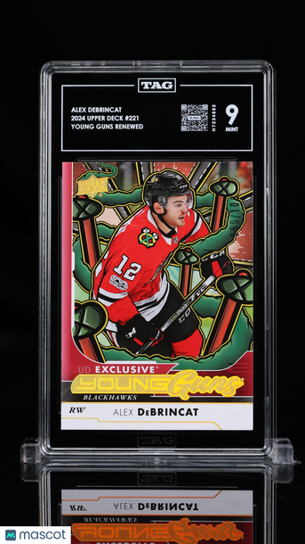2024 Upper Deck Young Guns Renewed Alex DeBrincat #221 UD Exclusives /100 TAG 9