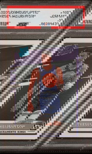 2020-21 Donruss Optic NBA Tyrese Haliburton RC #162 PSA 10 GEM MINT