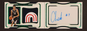 2022 National Treasures Collegiate Chet Holmgren Rookie Booklet Auto /5