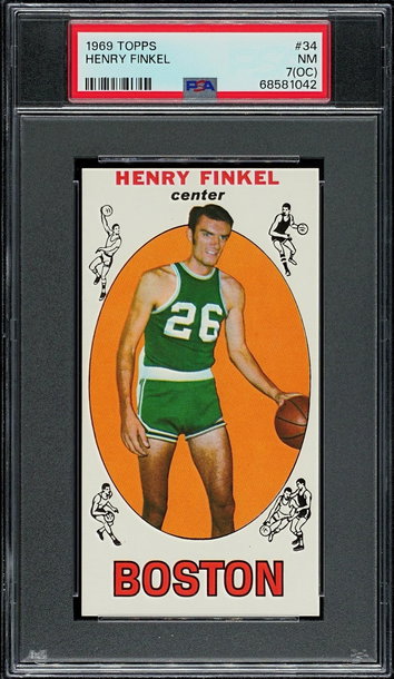 1969 Topps Henry Finkel #34 PSA 7