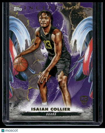 2025 Topps Inception Isaiah Collier #22 Purple /150 RC