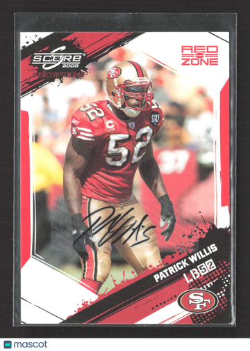 2009 Score Red Zone Patrick Willis #251 /30