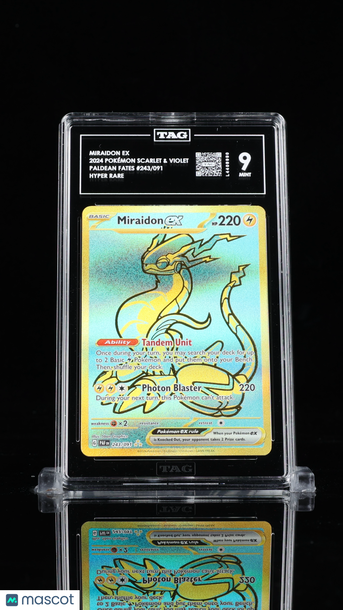 Pokémon Scarlet & Violet Miraidon ex TAG 9 #243/091