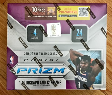2019-20 PRIZM BASKETBALL RETAIL BOX 