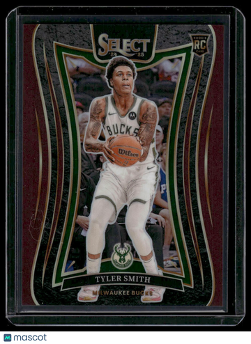 2025 Panini Select Prizm Tyler Smith #378 Mezzanine Level Maroon /85 RC