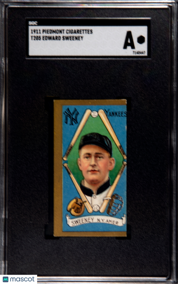 1911 Piedmont Cigarettes (T205) Edward Sweeney SGC A