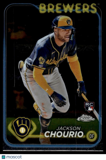 2024 Topps Chrome Jackson Chourio #161 RC