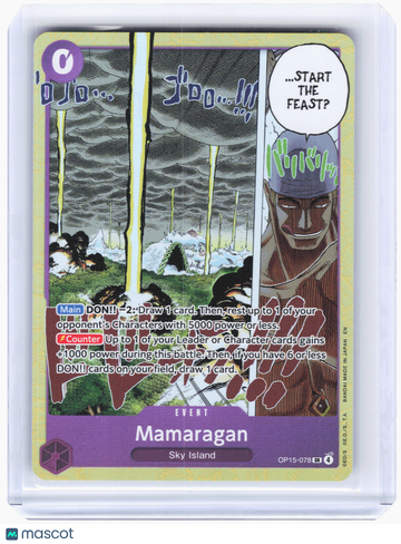 2026 One Piece—Mamaragan #OP05-078 Adventure on Kami's Island—Super Rare Foil