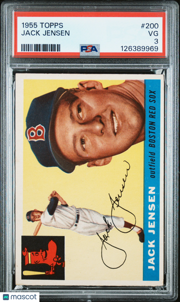 1955 Topps Jack Jensen #200 PSA 3