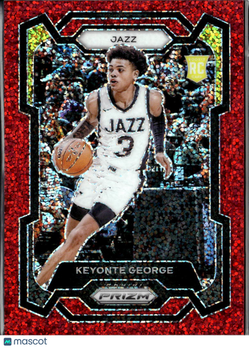 2023 Panini Prizm Keyonte George #127 Red White Blue RC