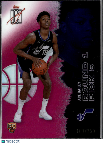 2026 Topps Signature Class Ace Bailey #104 Pink /250 RC