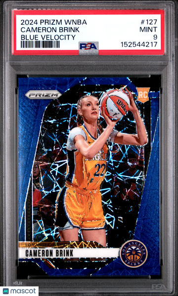 2024 Panini Prizm WNBA Cameron Brink #127 Blue Velocity Short Print Nicely Centered Mint Parallel/Variety Rookie Base Se