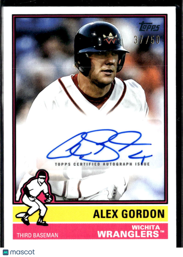 2010 Topps Heritage Alex Gordon #ML-AG /50