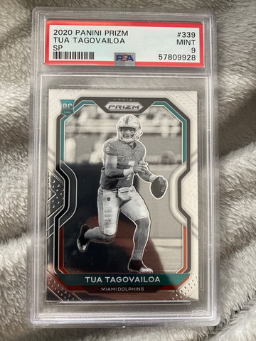 2020 Tua Tagovailoa SP Variation Black White PSA 9