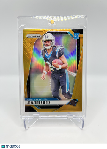 2024 PRIZM JONATHON BROOKS GOLD /10 RC ROOKIE
