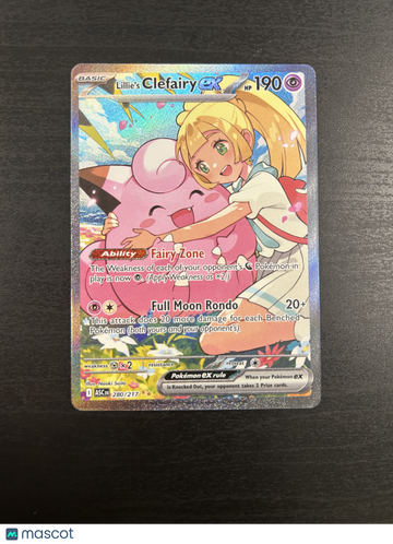 2026 Mega Evolution – Ascended Heroes Lillie's Clefairy EX Holo Secret Rare Holo Rare SAR #280/217
