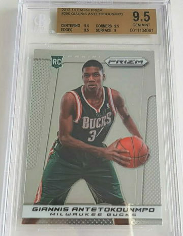 Giannis Antetokounmpo 2013 Prizm RC BGS 9.5