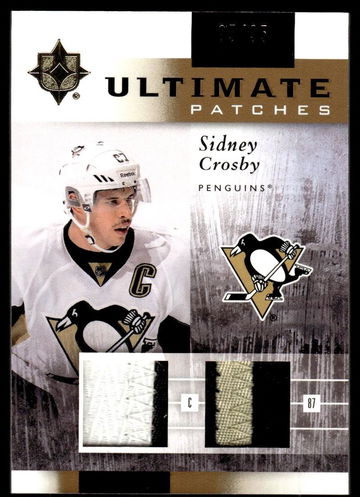 2011 Upper Deck Ultimate Collection UJ-SC Sidney Crosby Ultimate Patches VG Penguins