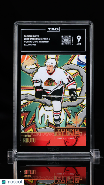 2024 Upper Deck Young Guns Renewed Tuomo Ruutu #YGR-2 Exclusives /100 TAG 9