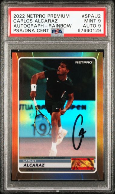 2022 Netpro Premium Carlos Alcaraz RC Auto /250