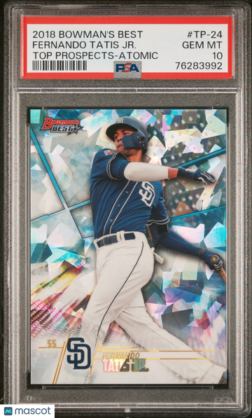2018 Bowman's Best Top Prospects Fernando Tatis JR. #TP-24 Atomic PSA 10