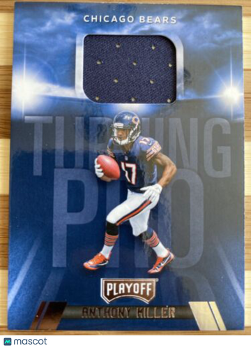 🔥2018 Playoff Turning Pro Jersey Relic Anthony Miller #TPAM RC Beard