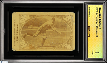 1922 American Caramel Howard Ehmke MBA 1