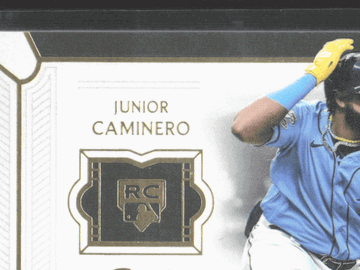 2024 Topps Definitive Collection Junior Caminero #DRA-JC2 /50 RC