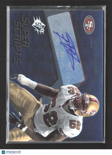 2008 Upper Deck SPx Super Scripts Patrick Willis #SS-PW