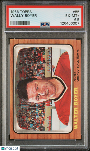 1966 Topps Wally Boyer #55 PSA 6.5