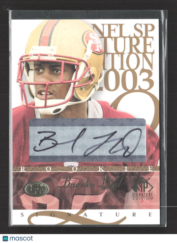 2003 Upper Deck SP Signature Edition Brandon Lloyd #BL Auto