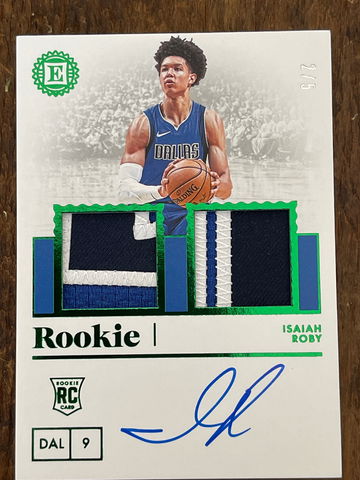 2019-20 Panini Encased Isaiah Roby RPA /5
