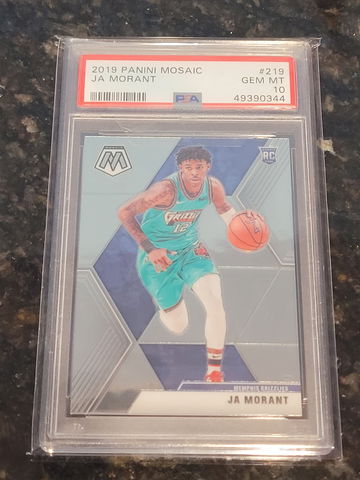 2019-20 Panini Mosaic Ja Morant PSA 10