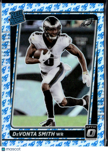 2021 Panini Donruss Optic Prizm DeVonta Smith #205 Rocket