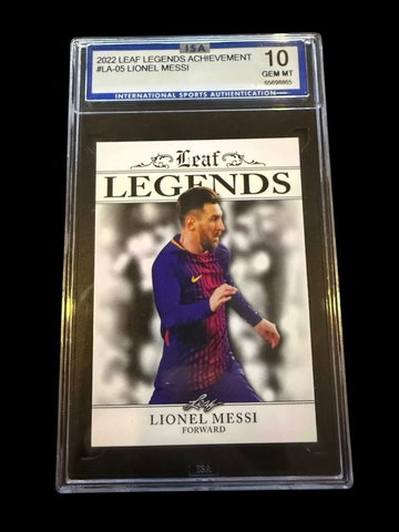2022 Leaf | Lionel Messi | Legends Achievements | ISA 10