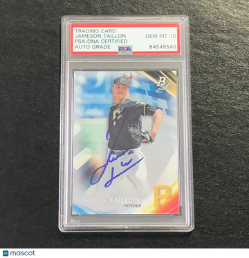 2017 Topps Jameson Taillon #36 Bowman Platinum PSA 10