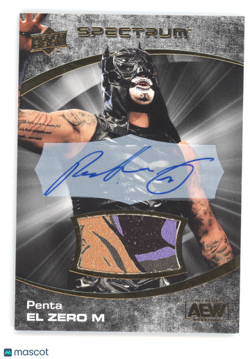 2021 Upper Deck AEW Spectrum Autograph Penta El Zero M #19 /10 Patch