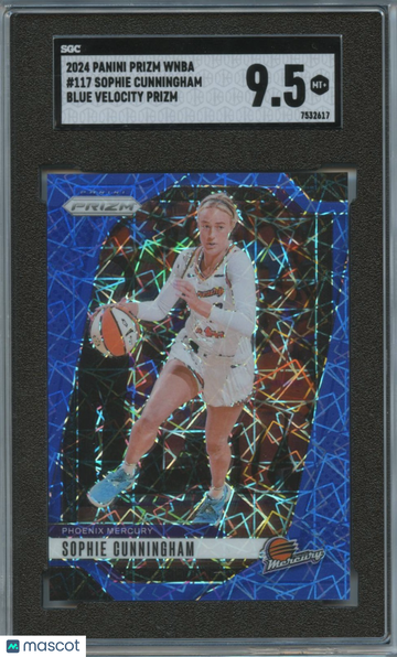 2024 Panini Prizm Wnba Sophie Cunningham #117 Blue Velocity SGC 9.5
