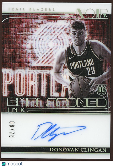 2024 Donovan Clingan Rookie Panini Authentic