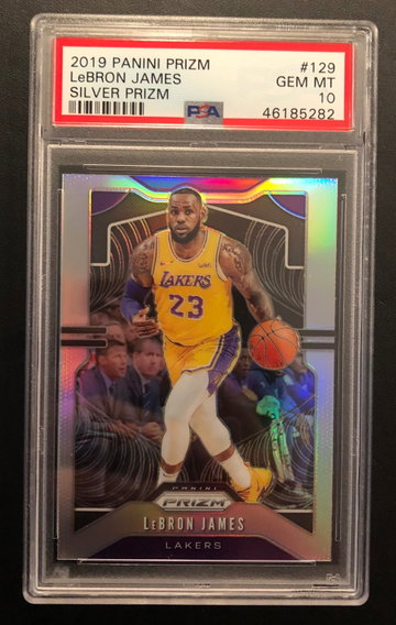 LeBron James 2019 Panini Silver Prizm Gem Mt 10