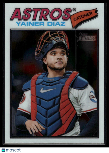 2026 Topps Heritage Yainer Diaz #219 Chrome