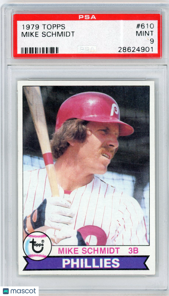 1979 Topps Mike Schmidt #610 PSA 9