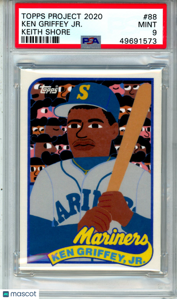 2020 Topps Project 2020 Ken Griffey JR. #88 Keith Shore PSA 9