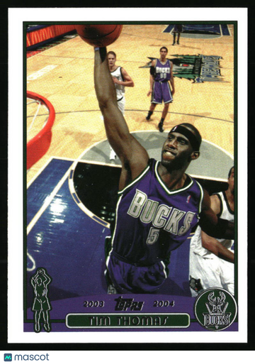 2003-04 Topps Tim Thomas #80 Milwaukee Bucks