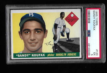 1955 Topps Sandy Koufax PSA 4