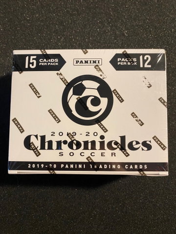 2019 Panini Chronicles Soccer Cello Retail Box