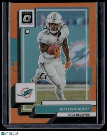 2022 Donruss Optic Jaylen Waddle #123 Orange SN