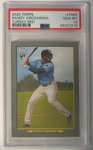 2020 Topps Randy Arozarena Rookie Turkey Red PSA 10 Tampa Rays