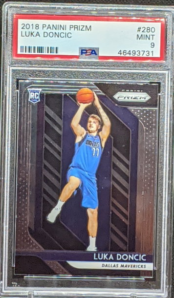 2018-19 Prizm Luka Doncic #280 PSA 9